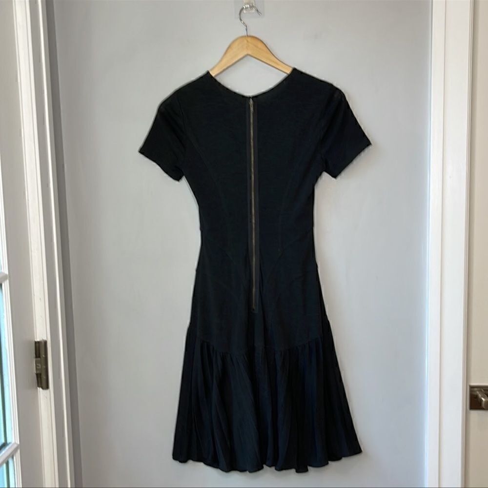 Anthropologie Tracy Reese Black Fit & Flare Dress - Picture 2 of 10
